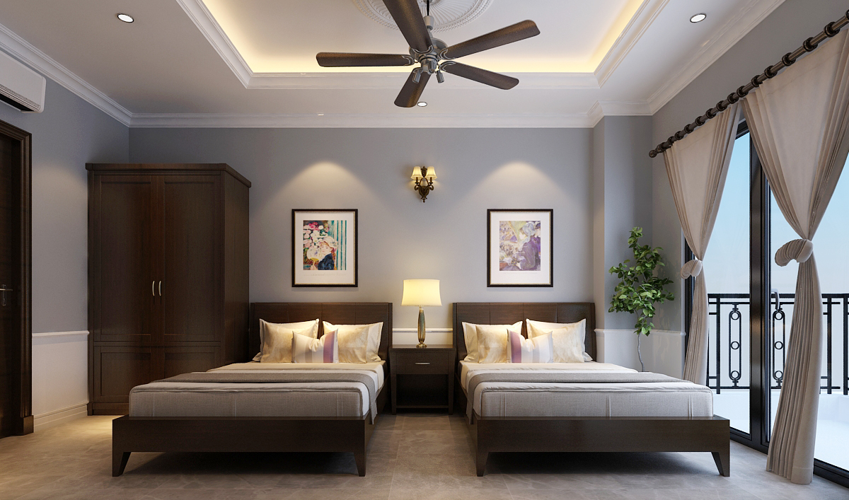 Dự án thiết kế khách sạn phong cách Indochine